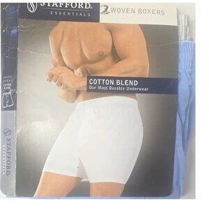 Men's 2 Boxers Stafford Classic Cotton size-S (28-30)NEW